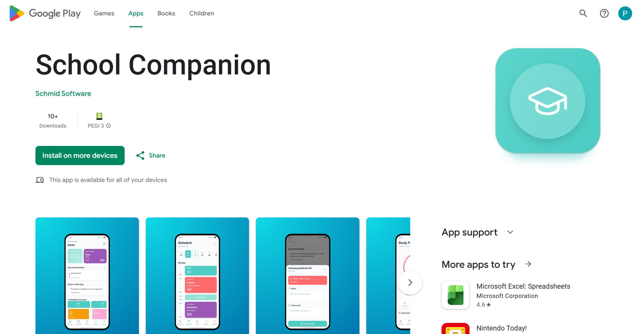School Companion Play Store